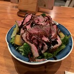 味工房まんま - 黒毛和牛ローストビーフサラダ