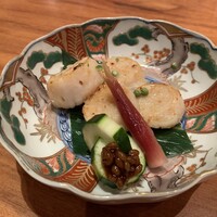 味工房まんま 別館 - 北海道　ホタテ貝柱の醤油焼実山椒