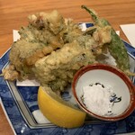 味工房まんま - 瀬戸内　天然ハモ梅肉天ぷら