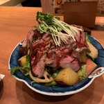 味工房まんま - 黒毛和牛ローストビーフサラダ