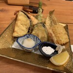 味工房まんま - 季節の天ぷら盛り合わせ