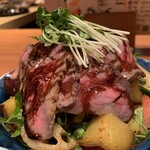 味工房まんま - 黒毛和牛ローストビーフサラダ