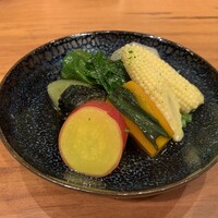 味工房まんま 別館 -  季節の野菜炊き合わせ