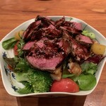 味工房まんま - 黒毛和牛ローストビーフサラダ