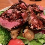 味工房まんま - 黒毛和牛ローストビーフサラダ