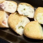 松島蒲鉾本舗 - 「松島黄金揚げ」はカットすると彩りがいいです！
