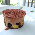 リストランテ ボルゴ・コニシ - とろけるおいしさ、バルバイアーダのジェラート　チーズケーキとは最強の組合せです！