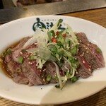 羊肉炭火焼 肉汁屋 - 生ラムたたき