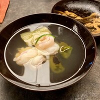 宮わき - 【椀物】 車海老 賀茂茄子 万願寺