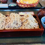 手打そば 鬼七 - 田舎そば特盛