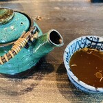 手打そば 鬼七 - そば湯で、フィニッシュ