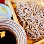 蕎菜　まさ吉 - 【黒粉そば】
                                蕎麦を皮ごと挽いた
                                香りが強く、コシがある蕎麦。