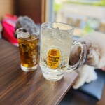 此処は堀江 ニルとコメ - メガハイボール、ウーロン茶