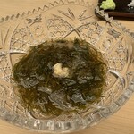 鮨 木場谷 - 歯応えコリコリの石もずく