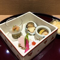 鮨 青海 品川店 - 前菜。