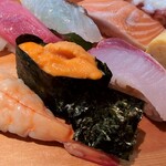 こだま寿司 - 綺麗な雲丹