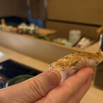 鮨 木場谷 - 分厚いのどぐろ　お手渡し