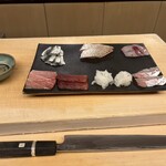 鮨 木場谷 - 握りの準備