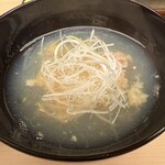 鮨 木場谷 - 蛤のお椀　削りたて鰹節