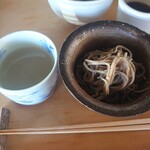 ふくべ三 - 蕎麦湯&細麺の蕎麦❤️