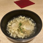中国料理 四川 - 水餃子。スープ仕立て