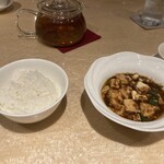 中国料理 四川 - ここの目玉。麻婆豆腐。山椒が効いてます