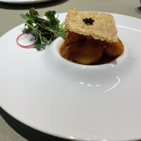 銀座 桃の木 - エビチリは化学調味料を使わずトマトベースの味付けだそうです。エビはプリプリで美味しかったです。