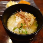 越後一会 十郎 - 食事 スズキの冷やし茶漬け