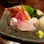 越後一会 十郎 - お造り 刺身5種盛り合わせ