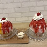 天然氷のかき氷 ひめじ官兵衛堂 - 