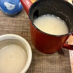 猪口才 - とろ〜り 蕎麦湯 ╰(*´︶`*)╯♡