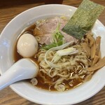 らぁめん 山と樹 - 味玉らーめん1200円