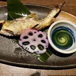 信州そばきりみよ田 - 鮎の塩焼き