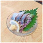 海鮮もんじゃ酒場 力亭 - ときあじのお刺身