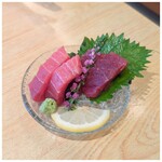 海鮮もんじゃ酒場 力亭 - 天然生みなみまぐろのお刺身