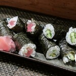 居酒屋かんさい - 鉄火巻、かっぱ巻