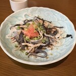 新宿 牡蠣入レ時 - フグ皮ポン酢
