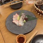 割烹バル あ晴れ - 真鯛の昆布〆