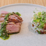 MORITO - ランチコース 2200円 の鴨肉のロースト