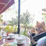 Brasserie la Maison - レモンパイのメレンゲ部分のうずまきが芸術
                                