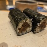 すしやのたい悟 - 中伊豆本山葵を多めに仕込んだ干瓢巻き