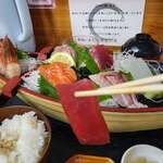 魚屋直営食堂　魚まる - お刺身定食1,628円
