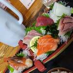 魚屋直営食堂　魚まる - お刺身定食1,628円
