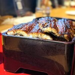 炭焼 うな富士 有楽町店 - 蓋が閉まらん大盛仕様