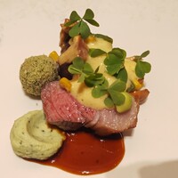 レストラン ローブ - [2025年7月 訪問]北海道産仔羊と枝豆。