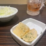 焼鳥 しょうじん - おとおし。大根フライ