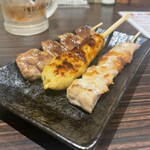 焼鳥 しょうじん - ハツ、つくね、身