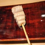 銀座焼とり 京丹波 - ささみの藁焼き