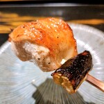 銀座焼とり 京丹波 - ねぎみ(もも肉)アップ