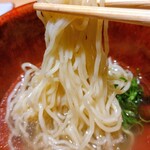 銀座焼とり 京丹波 - 鶏そばの麺リフト